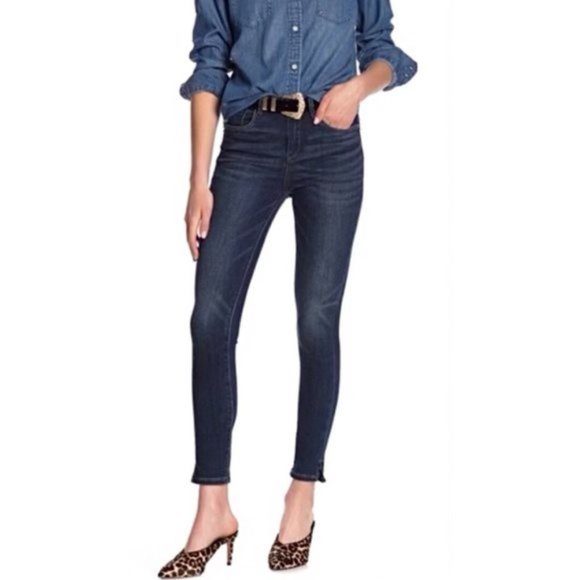 Blank NYC Denim - BlankNYC The Great Jones High-Rise Skinny Jean Denim Ankle Vents Size 26